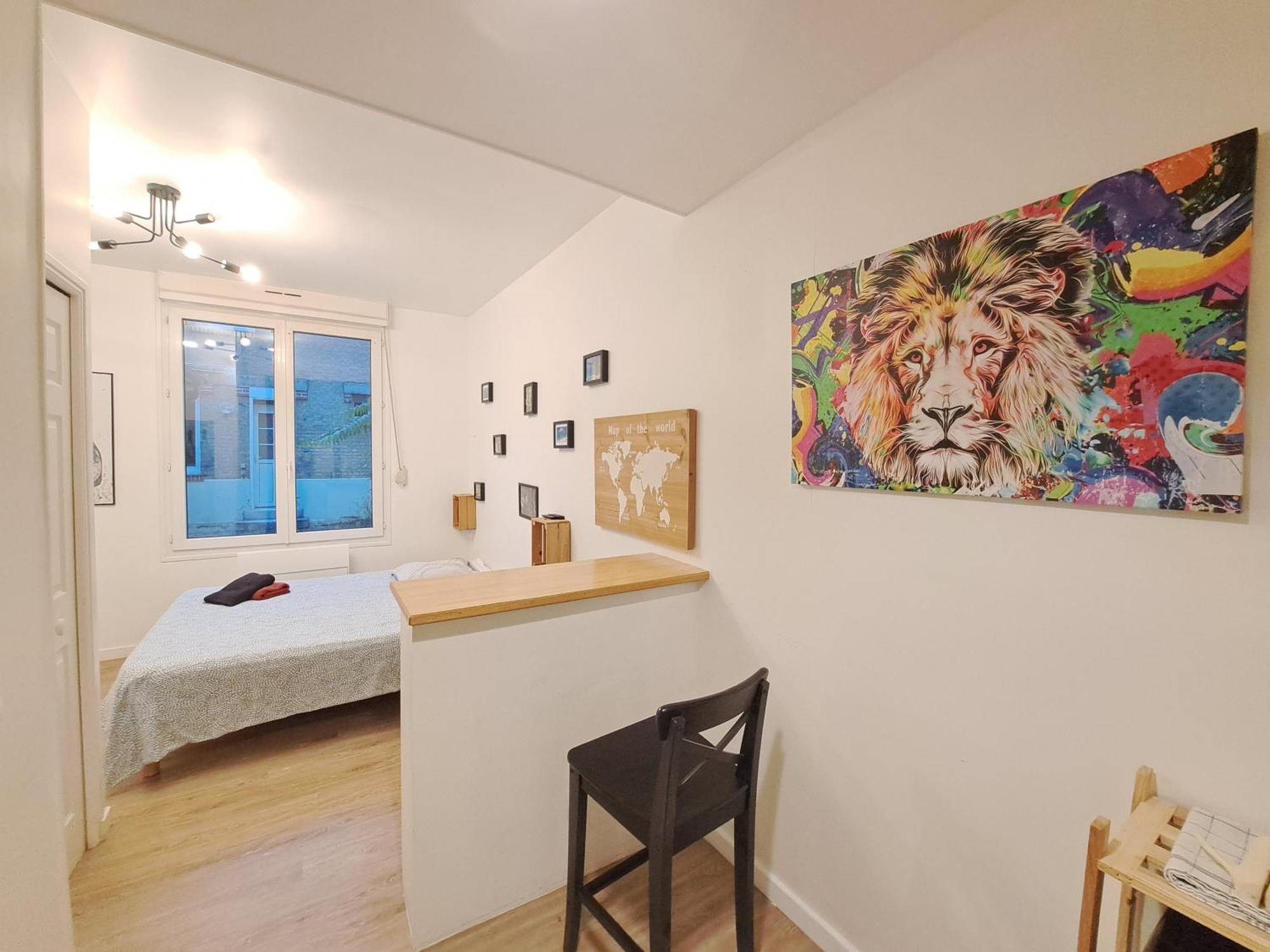 Apartamento Ochorios, Studio Cosy Reims Exterior foto